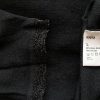 Oxmo Stl L Färg Svart Rund urringning Blus ärm 3/4 Material Rayon