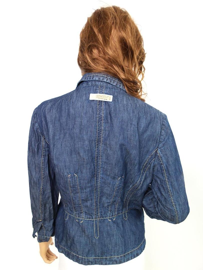 APRIORI Stl 38 Krage Jeansjacka ärm 3/4 Material Bomull