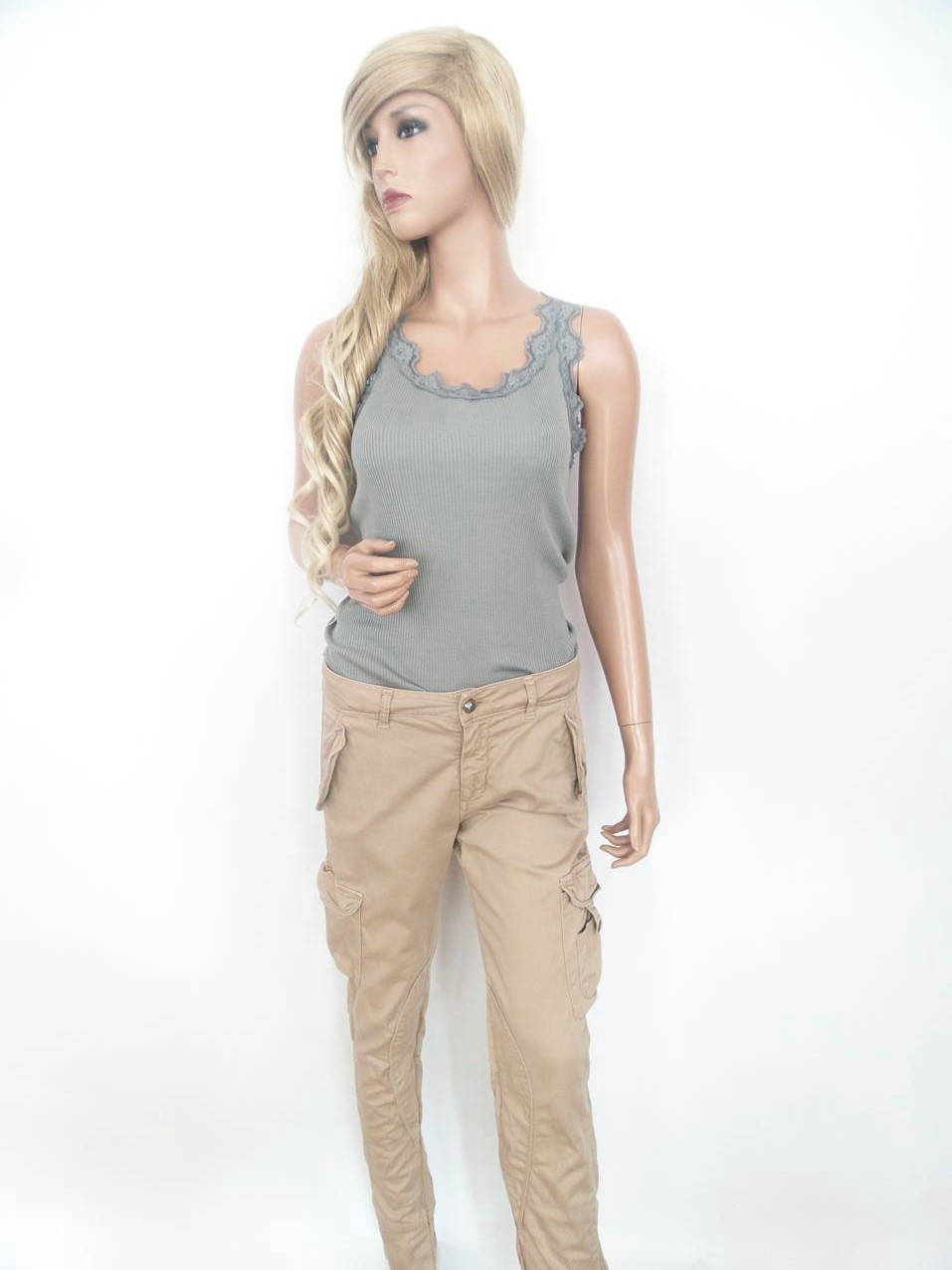 MAPP Stl 28 Färg Beige Casual Byxor Material Bomull