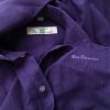 BEN SHERMAN Stl M (38/40) Färg Lila Krage Herr skjorta, casual Långärmad Material Bomull