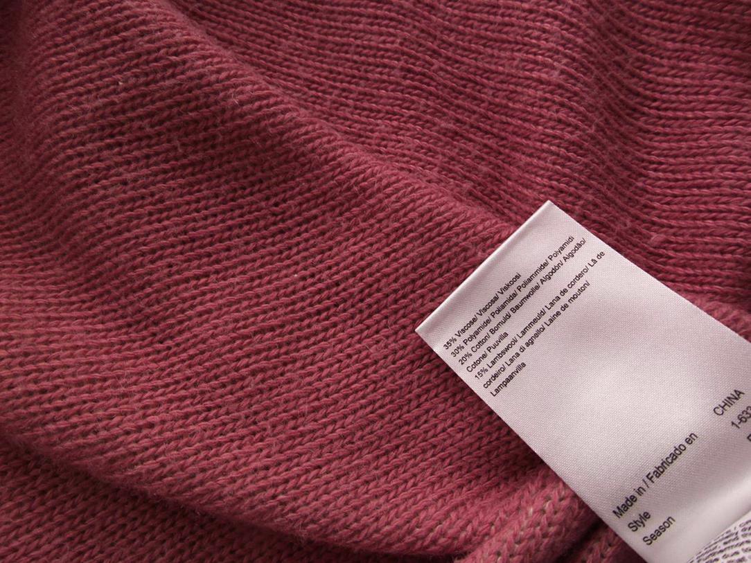 Noa noa Stl M Färg Rosa Rund urringning Stickad Tunika Blus ärm 3/4 Material Viskos