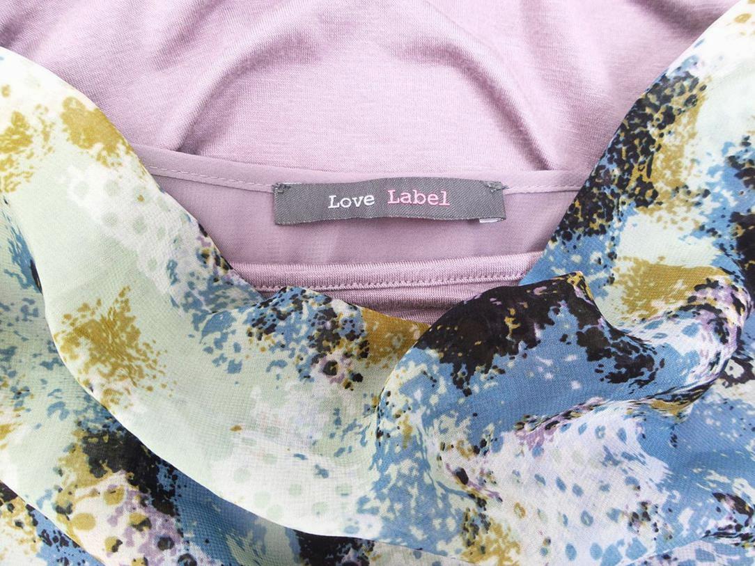 Love label Stl 36 (8) Draperad Mini Klänning Ärmlös Kort