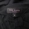 Ted Baker London Stl 3 (40) Färg Svart V-ringning Penn Klänning Kortärmad Knälängd Material Bomull 100%