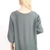 Ofelia Stl L Rund urringning Tunika blus ärm 3/4