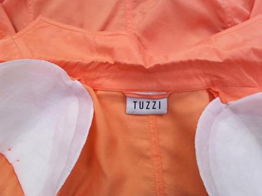 Tuzzi Stl 40 Färg Orange Krage Kavaj med knappar Långärmad