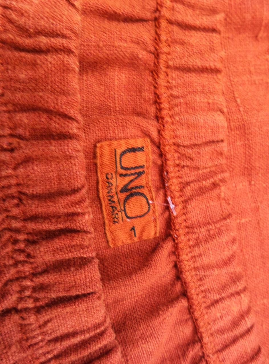 Uno Stl 40 Färg Orange Rak och pennkjol Kjol Knälängd