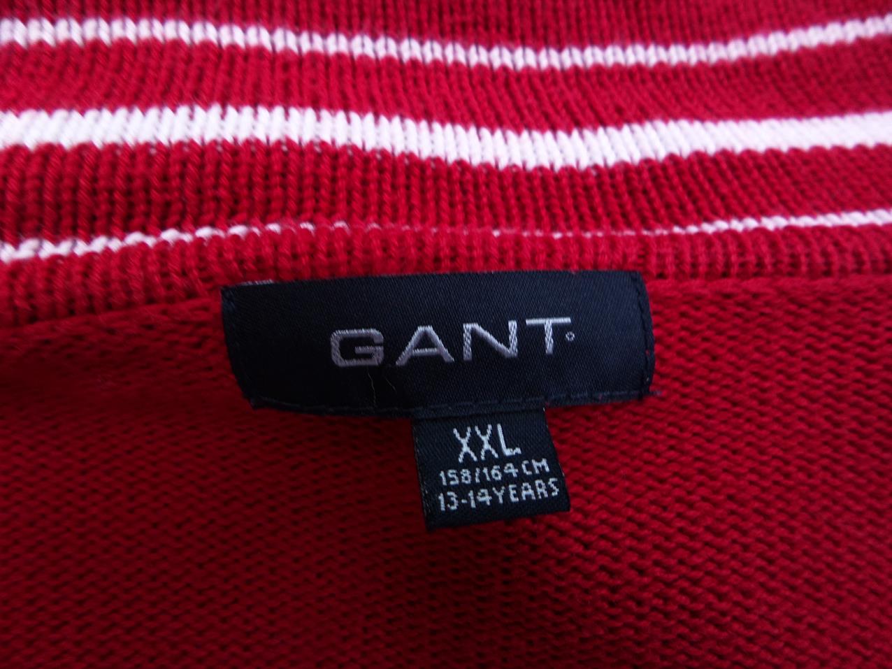 Gant Stl 13-14 lat Färg Röd Sweatshirt med Dragkedja Långärmad Material Bomull