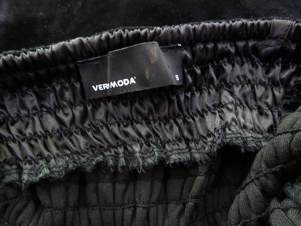 Vero moda Stl S Färg Svart Hängselbyxor Ärmlös Material Bomull