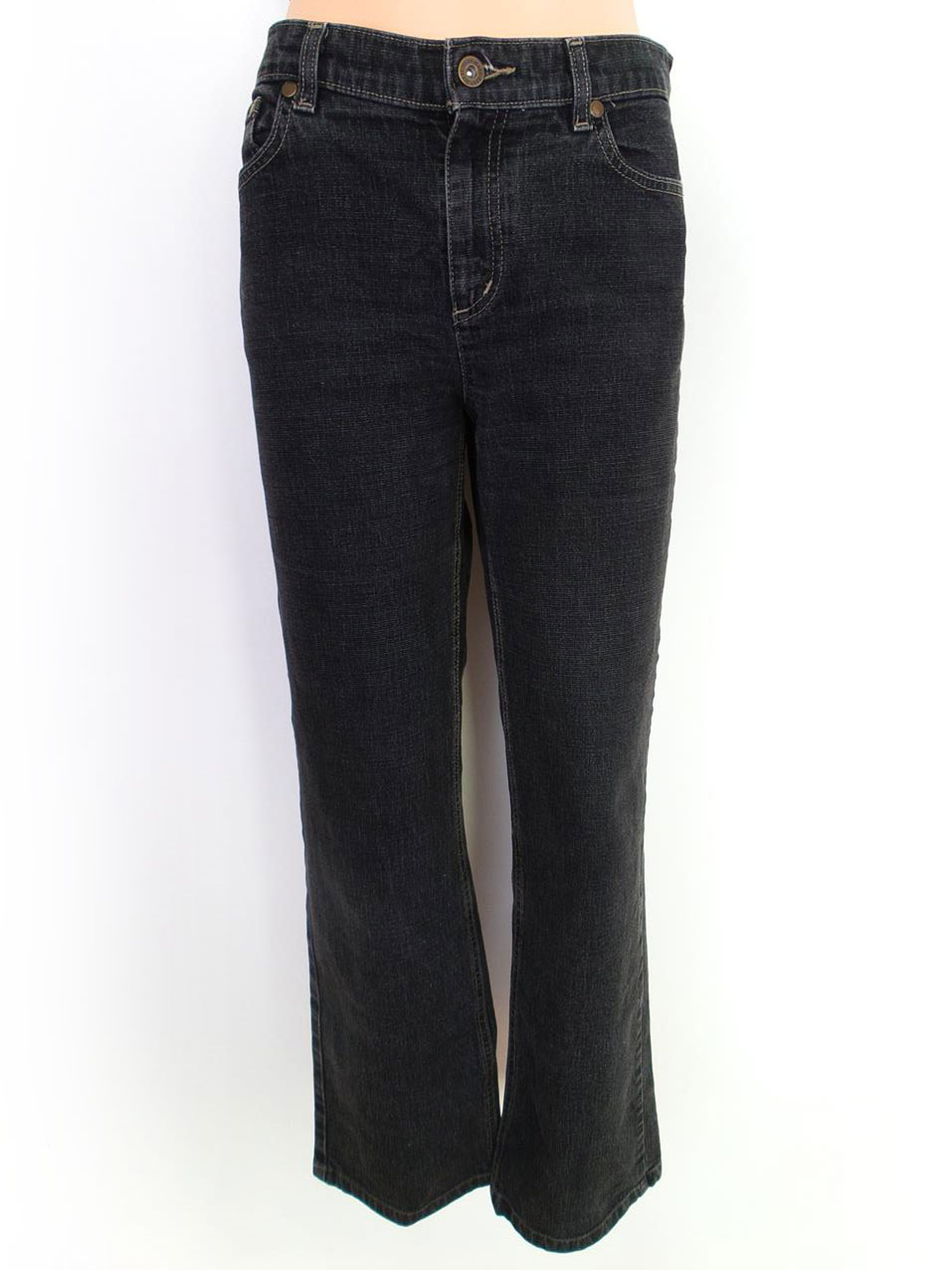 Dkny Stl 10 (38) Färg Svart Jeans Material Bomull