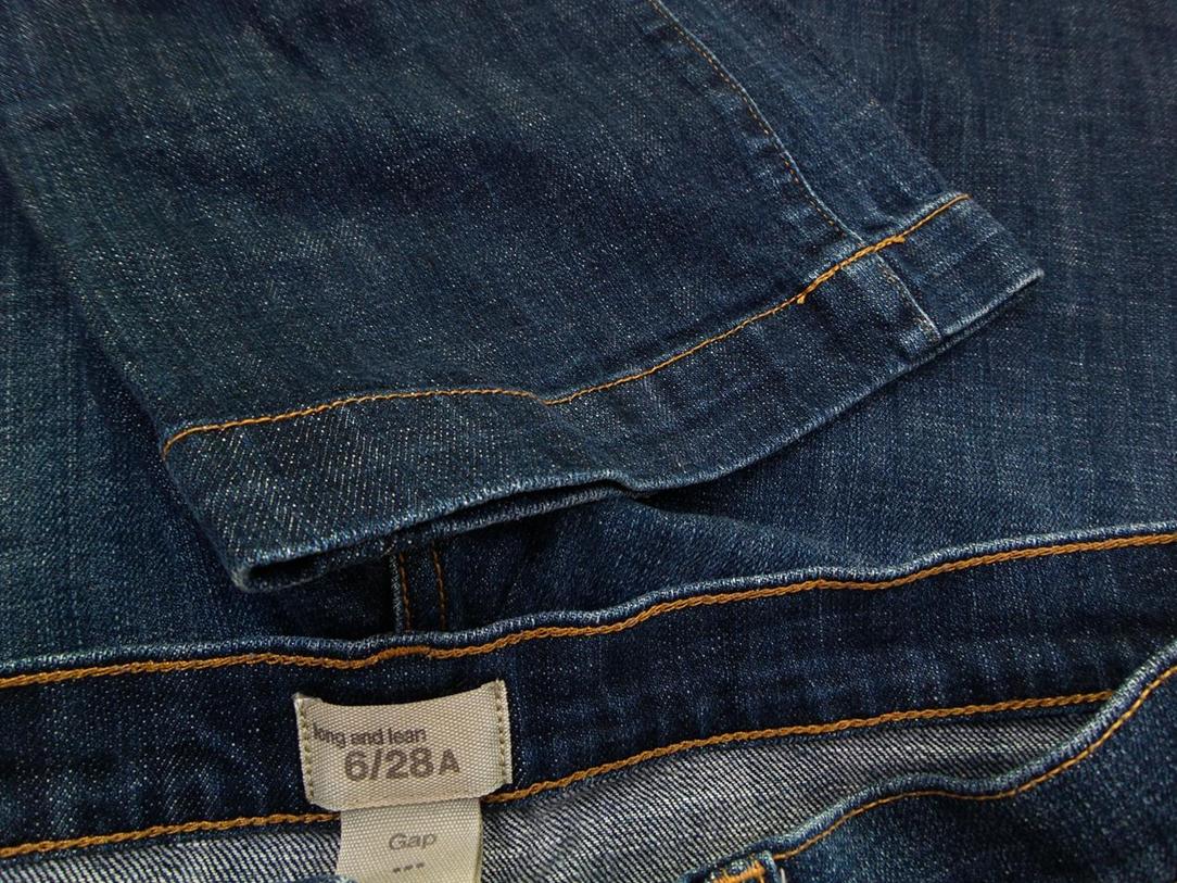 Gap Stl 28 Färg Marinblå Jeans Material Bomull