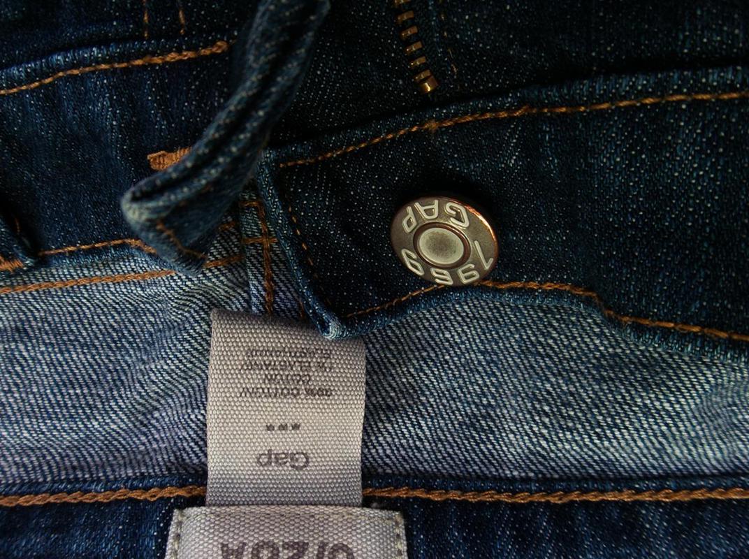 Gap Stl 28 Färg Marinblå Jeans Material Bomull