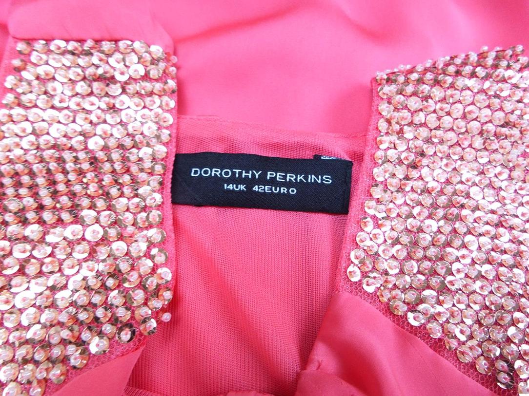 Dorothy perkins Stl 42 Färg Rosa Rund urringning Tunika blus Ärmlös