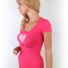 Twin set Simona Barbieri Färg Rosa Rund urringning T-shirt Kortärmad Material Bomull