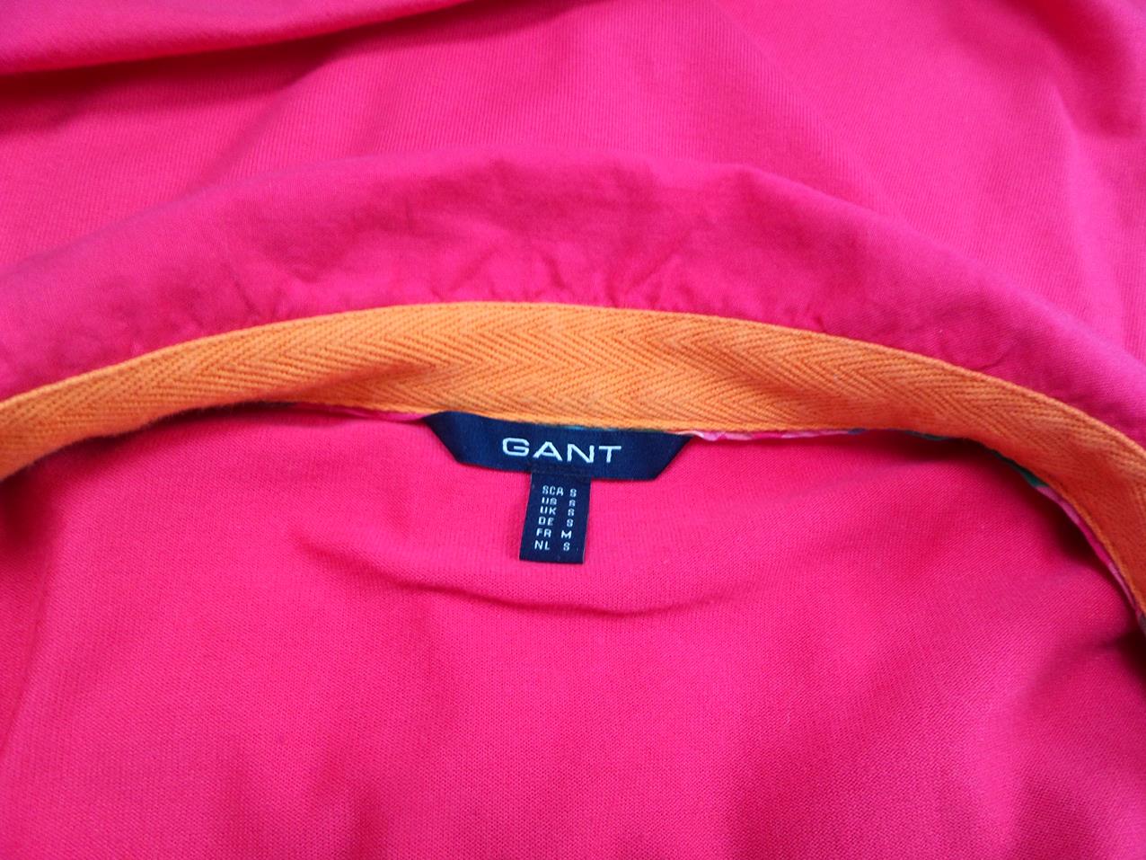 Gant Stl S Färg Rosa Krage Popover Blus Knappar Långärmad Material Bomull 100%