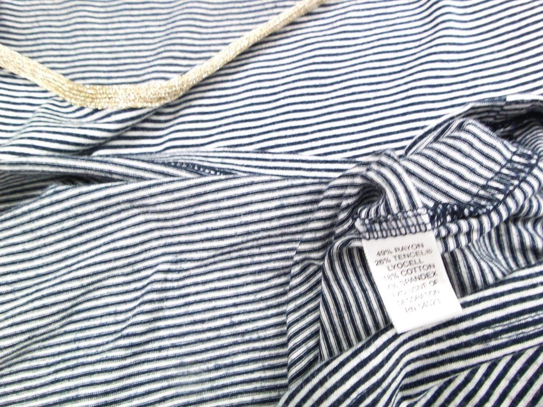 Banana Republic Stl M Rund urringning Tunika blus Kortärmad Material Rayon