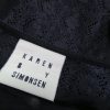 Karen by Simonsen Stl S Färg Svart Draperad Tunika blus Långärmad Material Viskos 100%