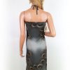 Made in Italy Stl XS Färg Grå Halter Maxi Klänning Ärmlös Lång Material Akryl