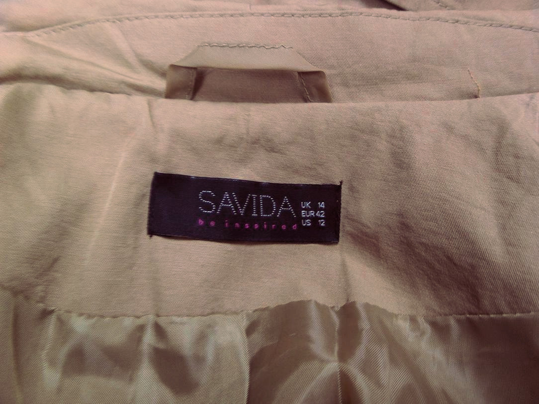 Savida Stl 42 Färg Beige Kappa Långärmad Material Bomull