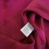 Warehouse Stl 40 Färg Fuchsia V-ringning Balklänning Afton Klänning Ärmlös Midi Material Siden 100%