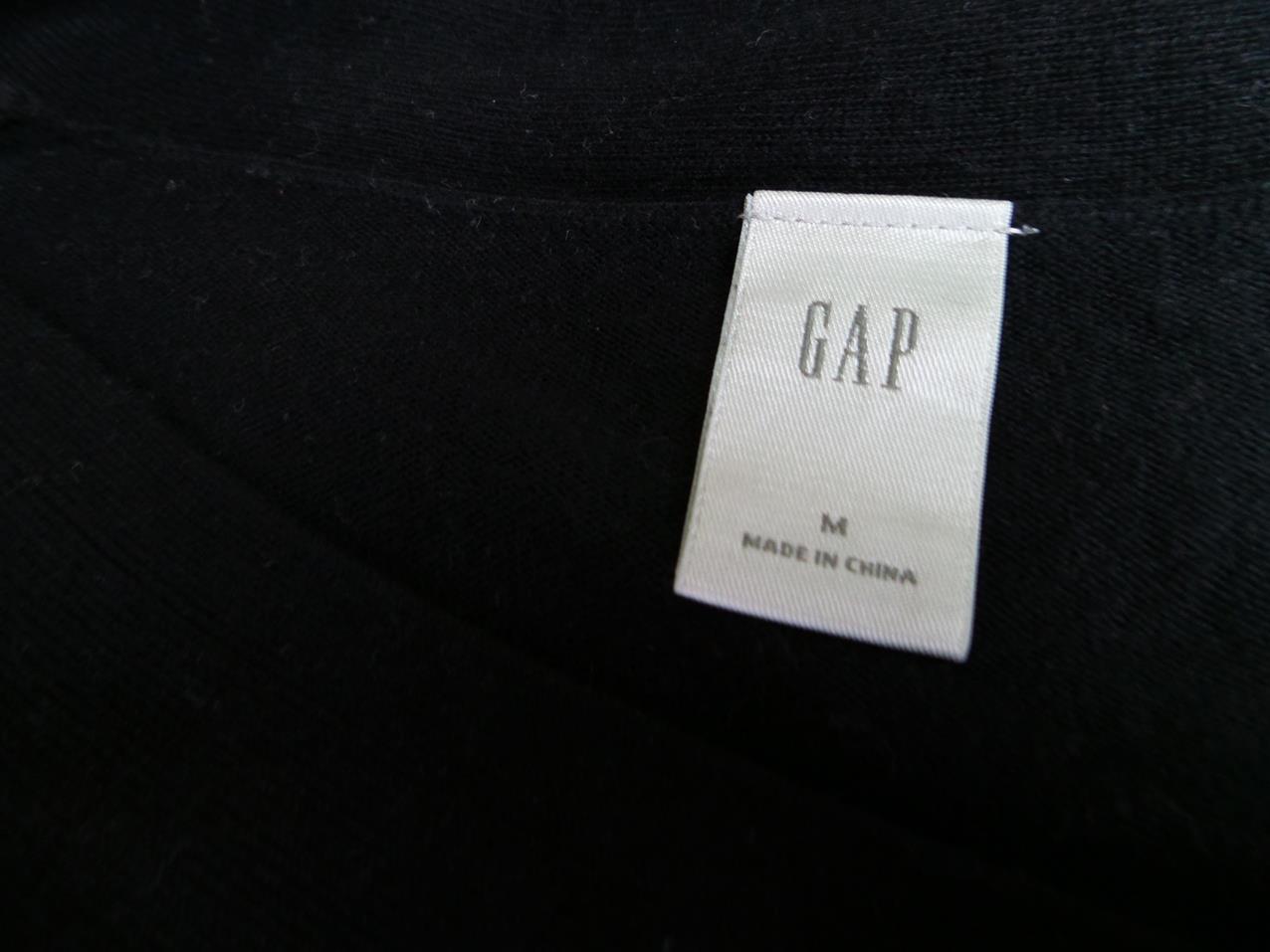 Gap Stl M Färg Svart V-ringning Stickad Tunika Blus Långärmad Material Rayon