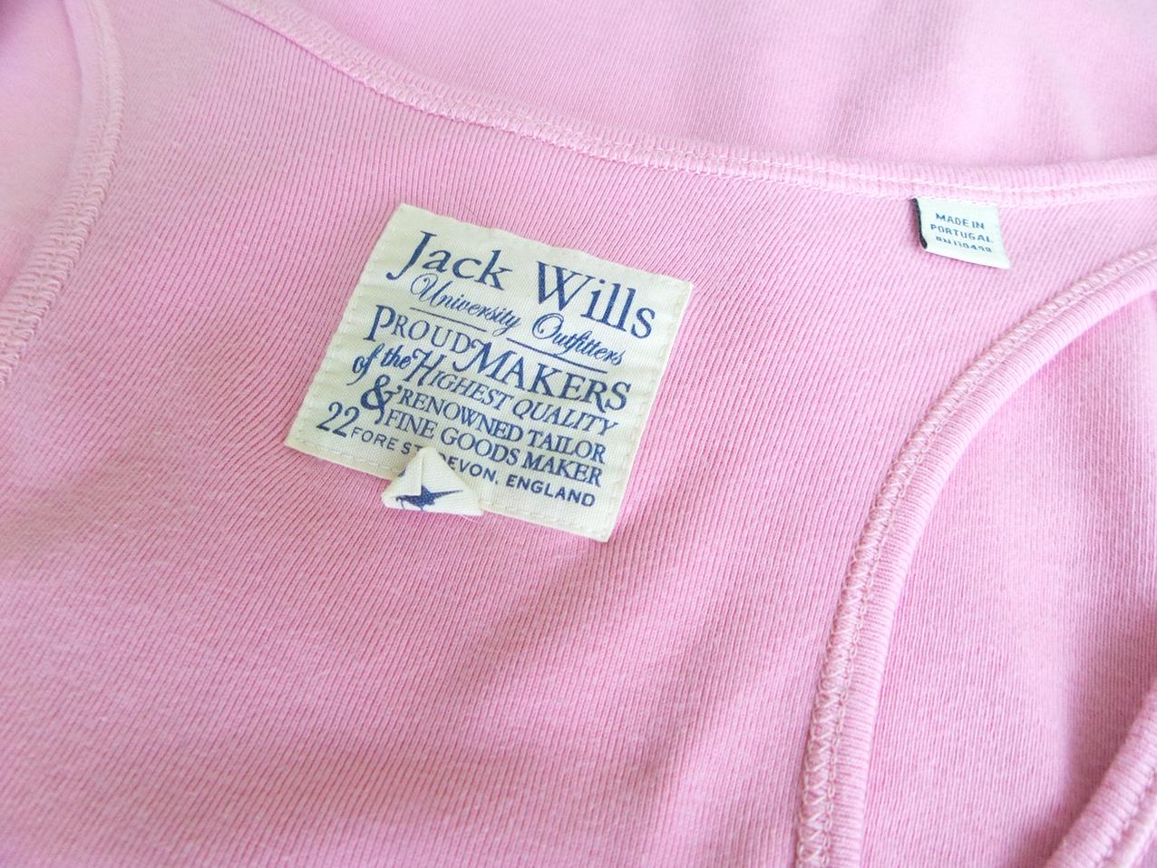 Jack Wills Stl 8 (36) Färg Pudrig Rosa U-ringning Linne Ärmlös Material Bomull 100%