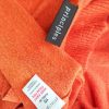 Principles Stl 38 Färg Orange Krage Draperad öppen kofta ärm 3/4 Material Lin Finstickat