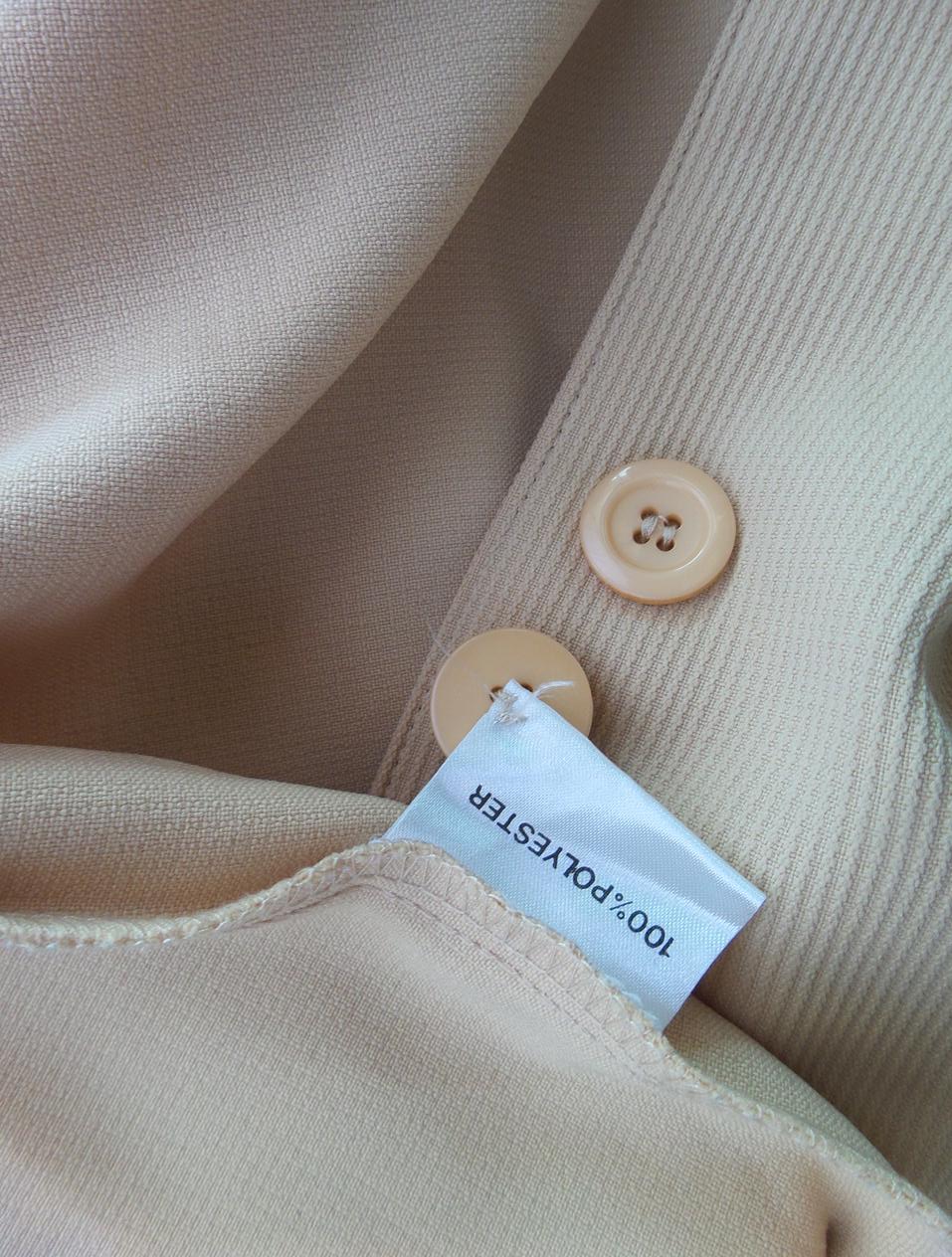 B Vintage Stl 46 Färg Beige Kappa Långärmad