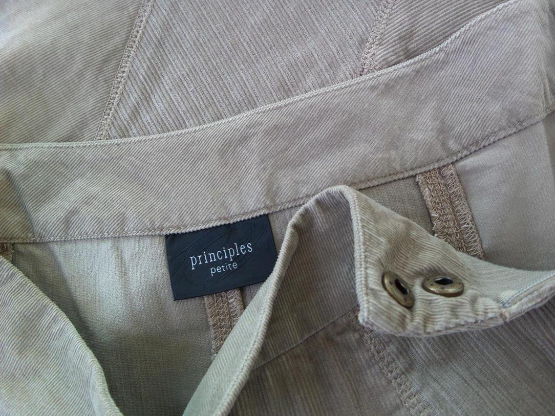 Principles petite Stl 38 Färg Beige A-linjekjol Midi Material Bomull 100%