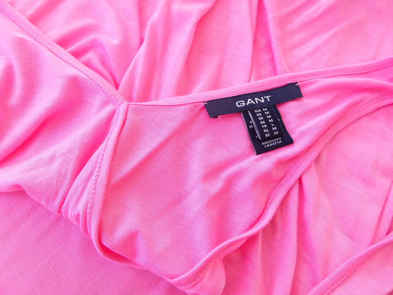 Gant Stl M Färg Rosa U-ringning Tunika blus Ärmlös Material Viskos 100%