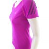 Adidas Stl XS Färg Fuchsia Rund urringning T-shirt Kortärmad