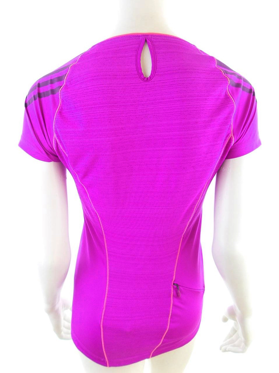 Adidas Stl XS Färg Fuchsia Rund urringning T-shirt Kortärmad