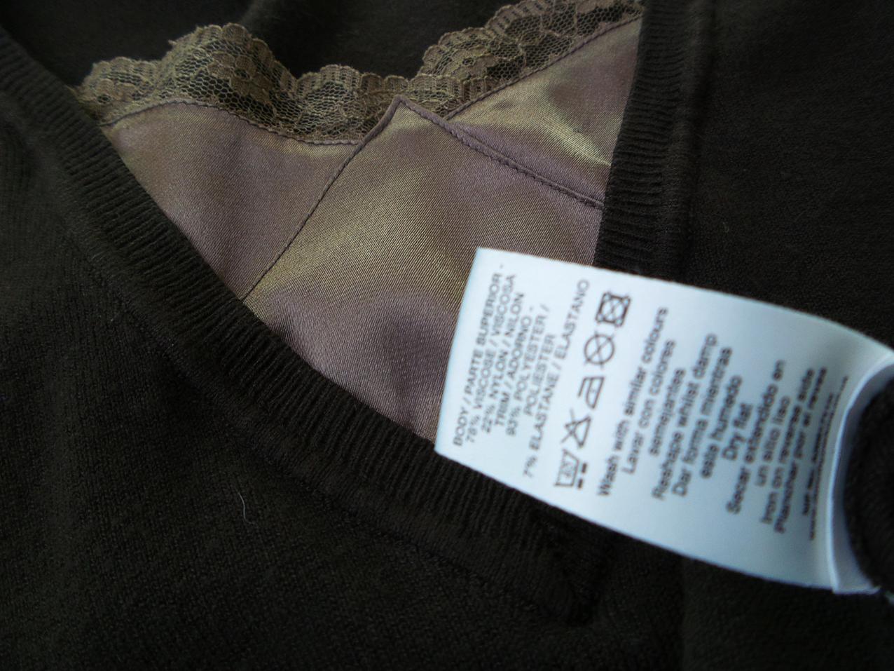 Dorothy perkins Stl 38 Färg Brun Kvadratisk urringning Blus ärm 3/4 Material Viskos