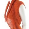 Topshop Stl 36 Färg Orange V-ringning Öppen kofta Ärmlös Material Akryl Finstickat