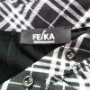 Felka Fashion House Stl 44 Färg Svart Krage Stickad Klänning Långärmad Knälängd Material Akryl