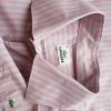 Lacoste Stl 42 Färg Rosa Krage Herr Skjorta, elegant Långärmad Material Bomull 100%