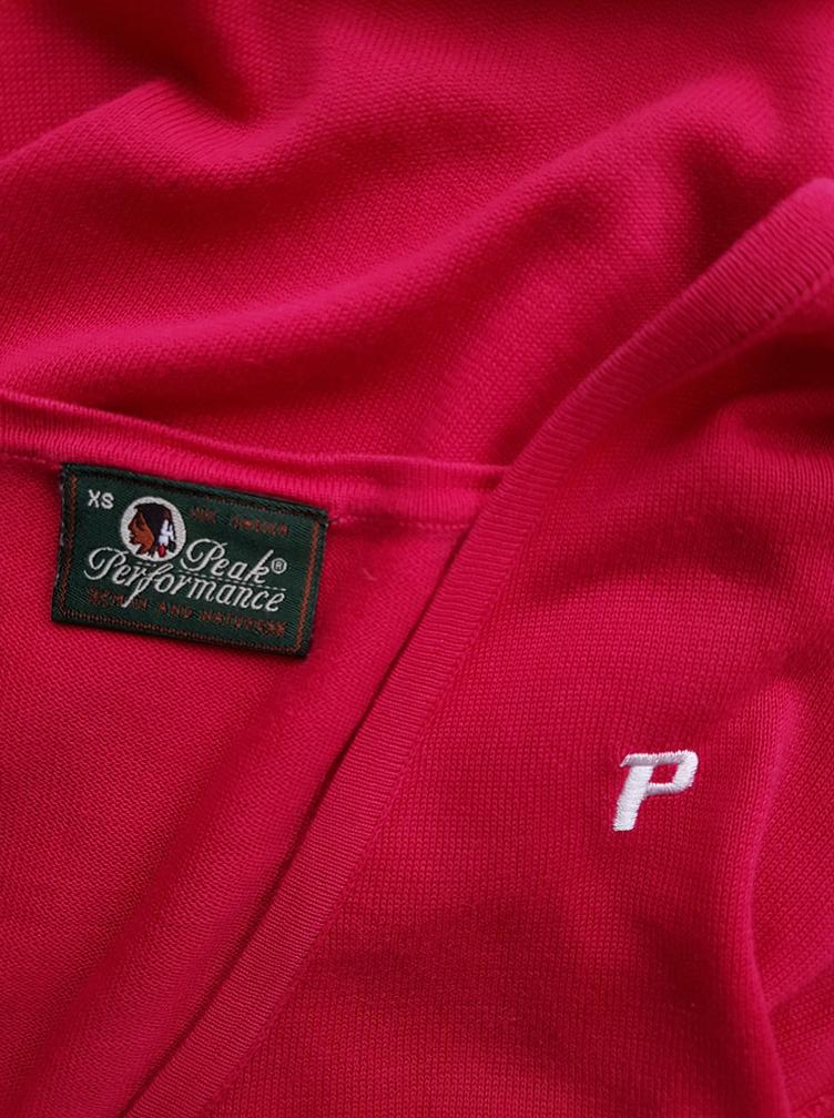 Peak performance Stl XS Färg Rosa V-ringning Blus Långärmad Material Bomull 100%