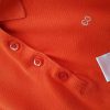 Escada Stl M Färg Orange Krage Pikétröja Långärmad Material Bomull 100%