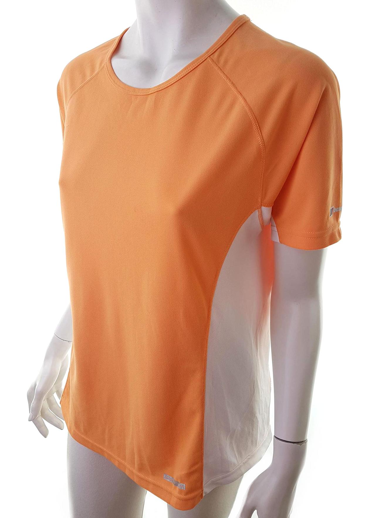 Berghaus Stl 16 (44) Färg Orange Rund urringning T-shirt Kortärmad