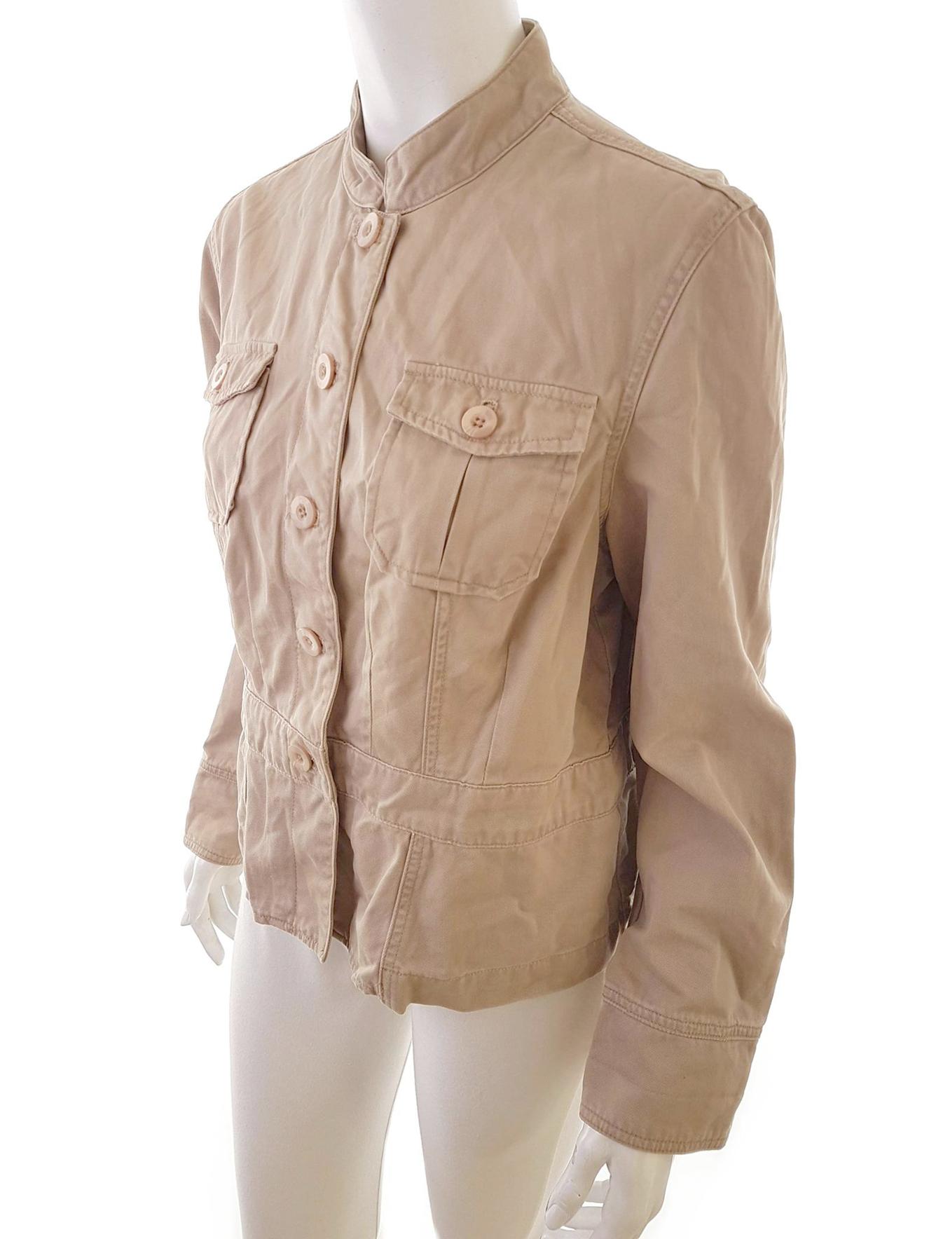 Monsoon Stl 46 Färg Beige Jacka Långärmad Material Bomull 100%