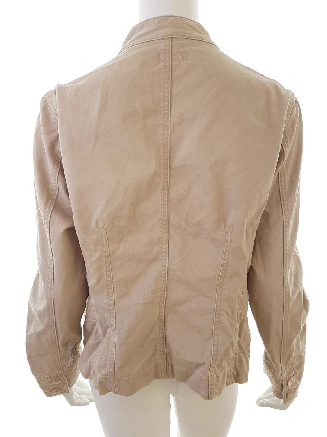 Monsoon Stl 46 Färg Beige Jacka Långärmad Material Bomull 100%