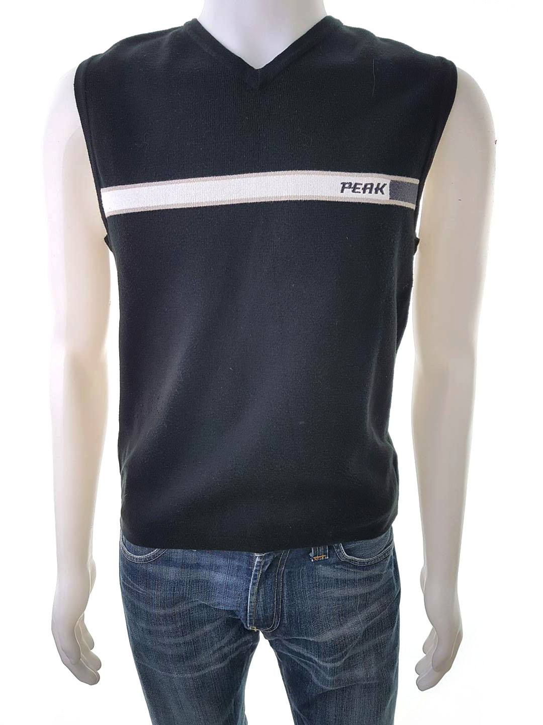 Peak performance Stl M Färg Svart Herr T-shirt Ärmlös Material Bomull 100%