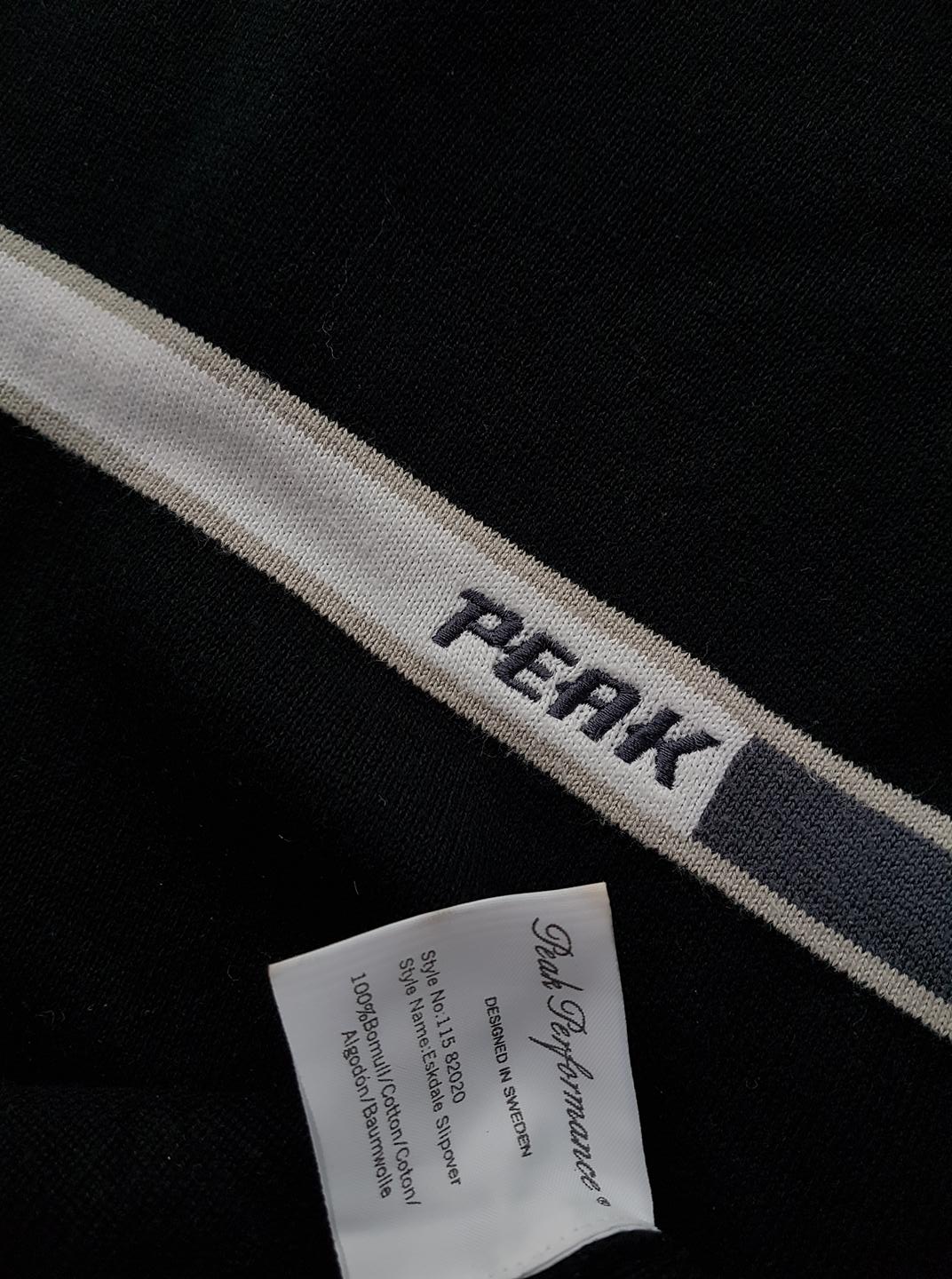 Peak performance Stl M Färg Svart Herr T-shirt Ärmlös Material Bomull 100%