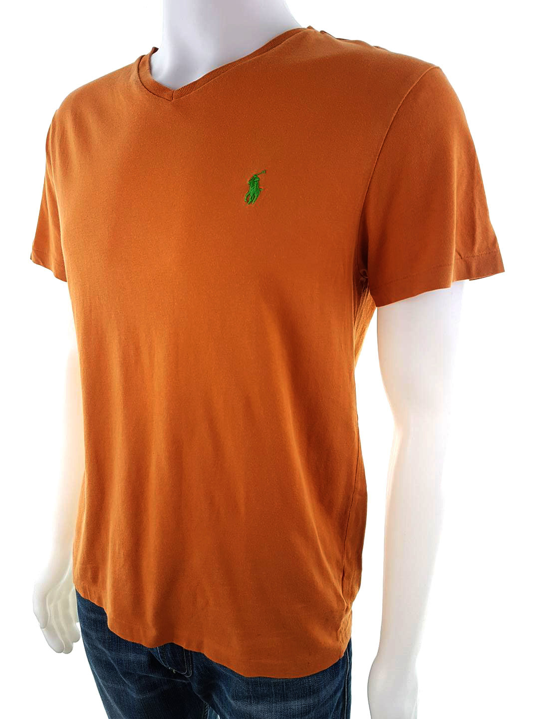 Polo Ralph Lauren Stl S Färg Orange Herr T-shirt Kortärmad Material Bomull 100%