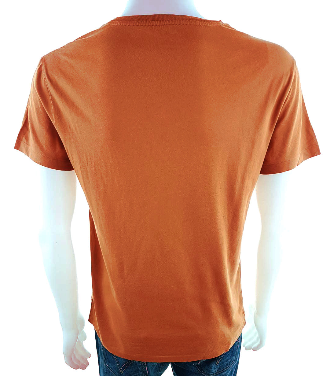 Polo Ralph Lauren Stl S Färg Orange Herr T-shirt Kortärmad Material Bomull 100%