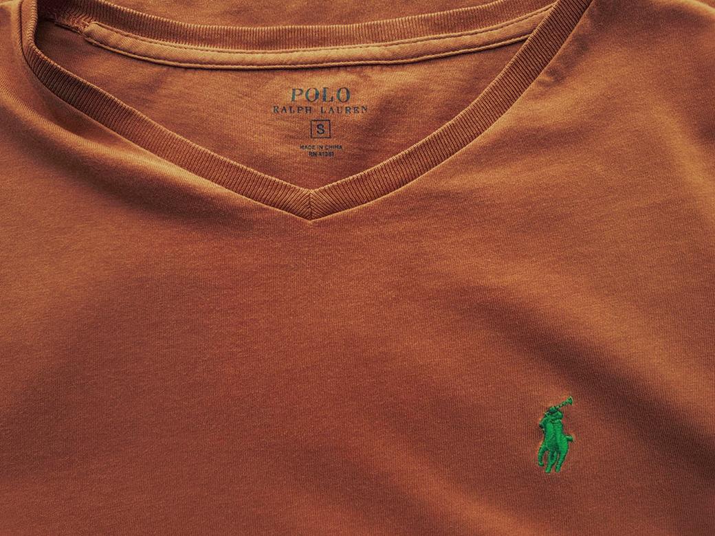 Polo Ralph Lauren Stl S Färg Orange Herr T-shirt Kortärmad Material Bomull 100%