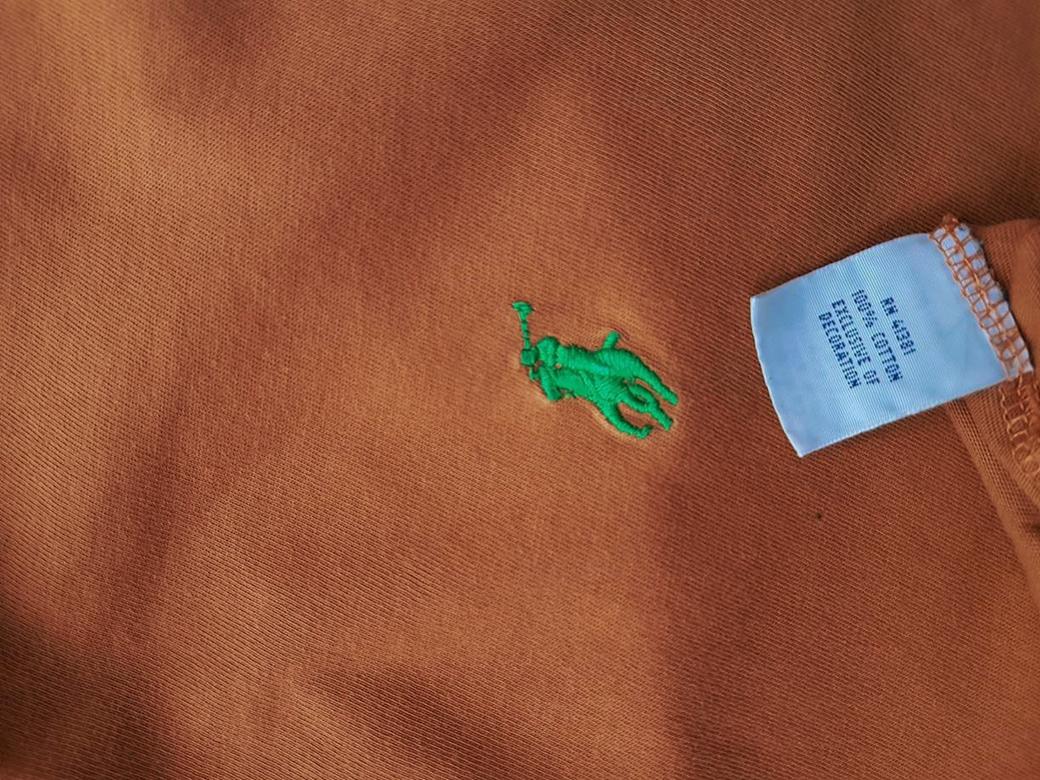 Polo Ralph Lauren Stl S Färg Orange Herr T-shirt Kortärmad Material Bomull 100%