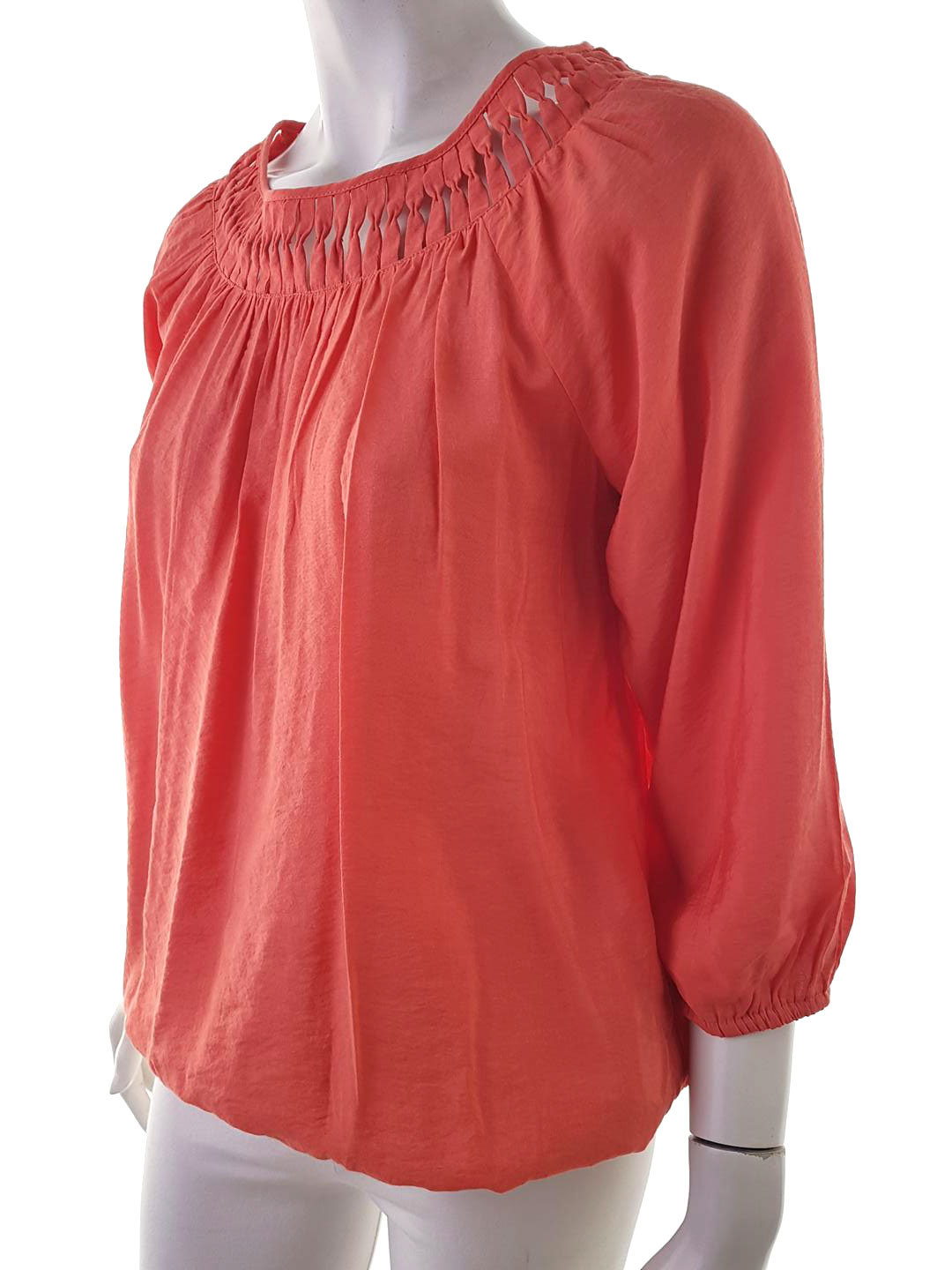 Micha Stl 38 Färg Orange Båtringning Tunika blus ärm 3/4 Material Viskos