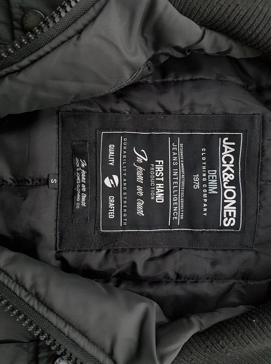 Jack & jones Stl S Färg Svart Herr Jacka Långärmad