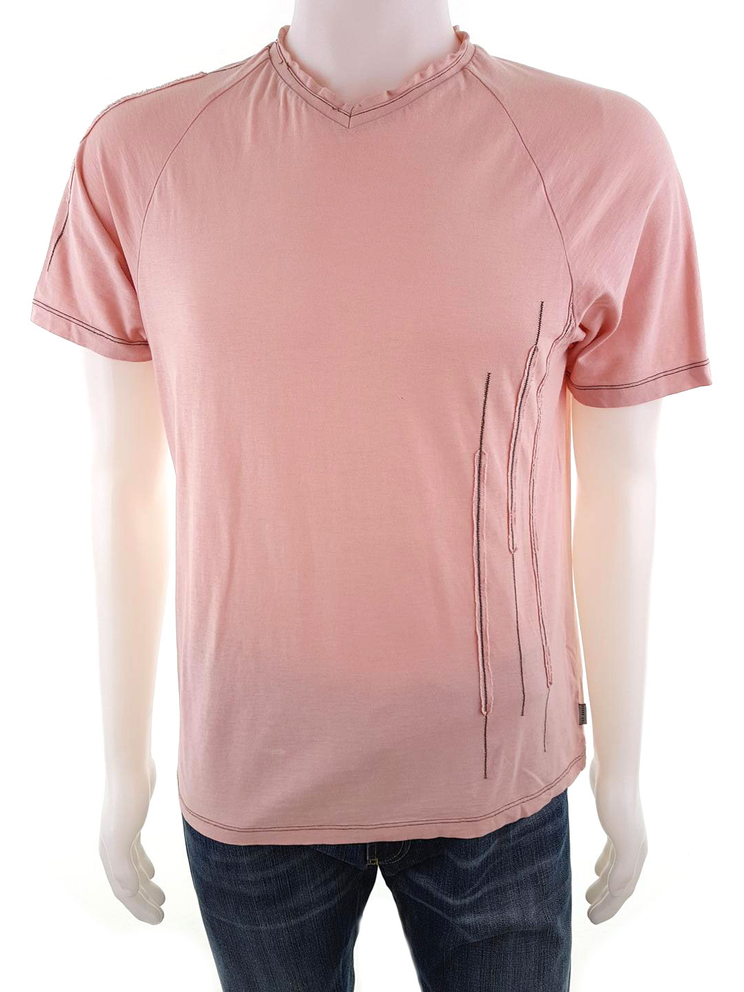 Ted Baker London Stl 3 Färg Rosa Krage Herr T-shirt Kortärmad Material Bomull 100%