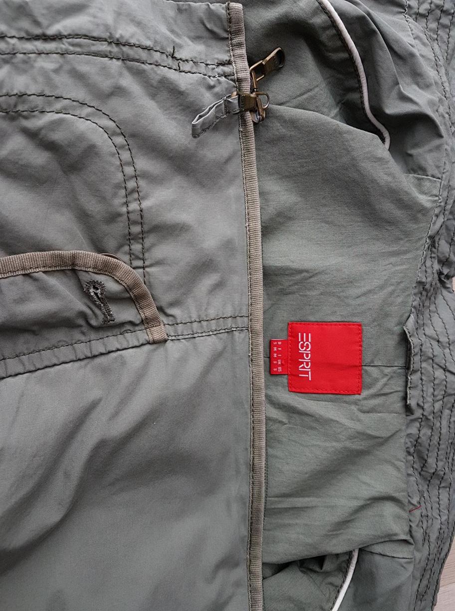 Esprit Stl M Färg Khaki Jacka Långärmad Material Bomull 100%